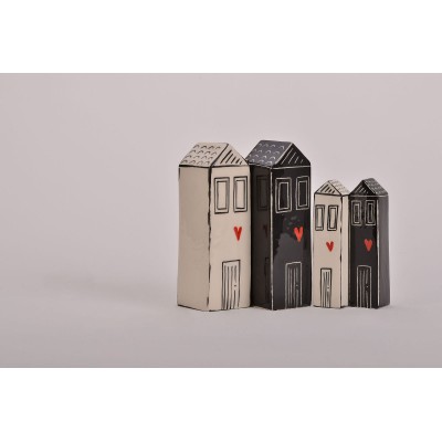 Διακοσμητικά σπιτάκια Black&White