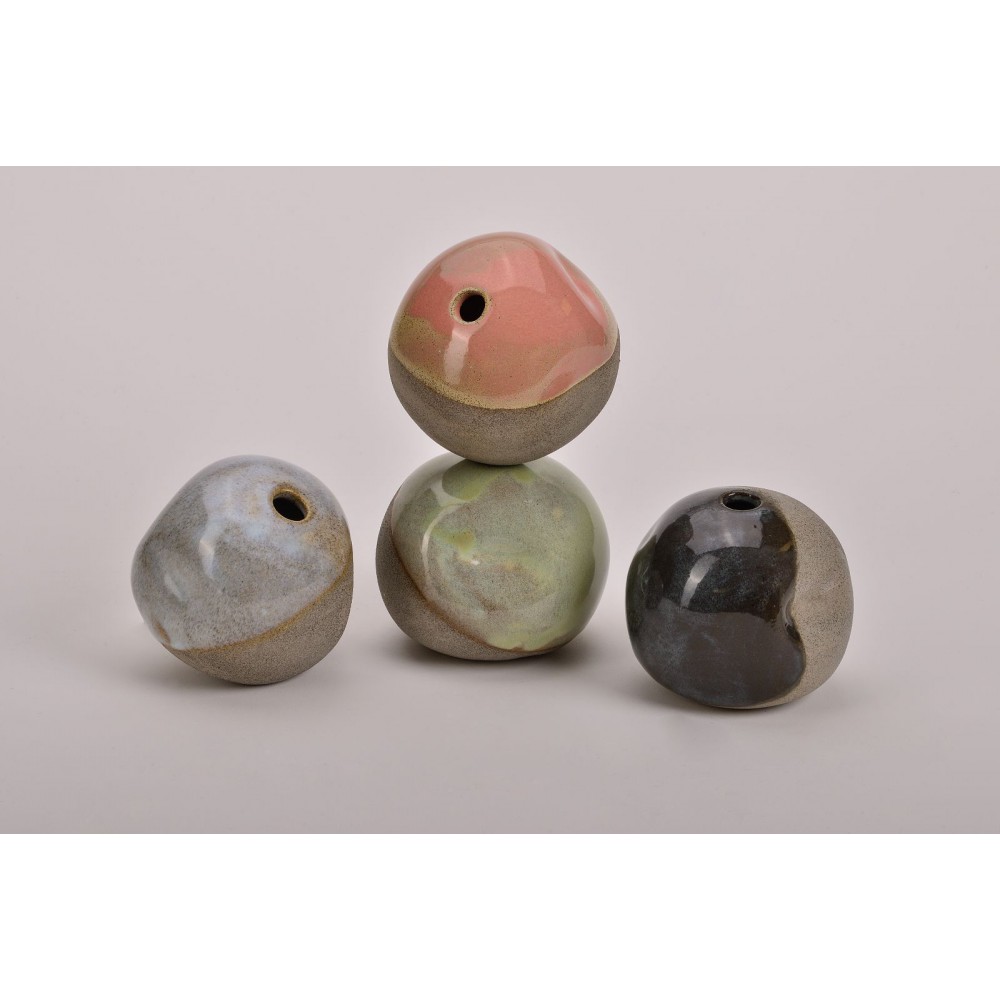 Κεραμικά βαζάκια (υαλωμένα) Χειροποίητα διακοσμητικά