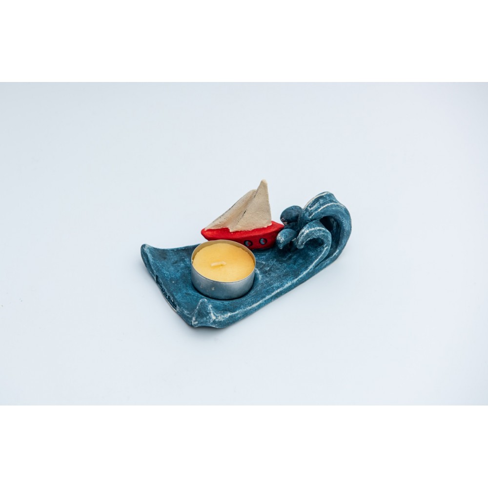 Κεραμικό ρεσώ waves (4) Χειροποίητα διακοσμητικά αντικείμενα