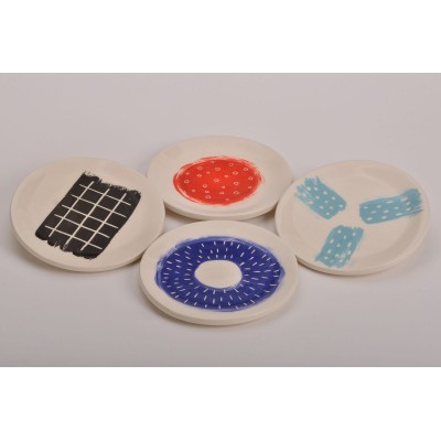 Πιάτο για γλυκό (πολύχρωμα)