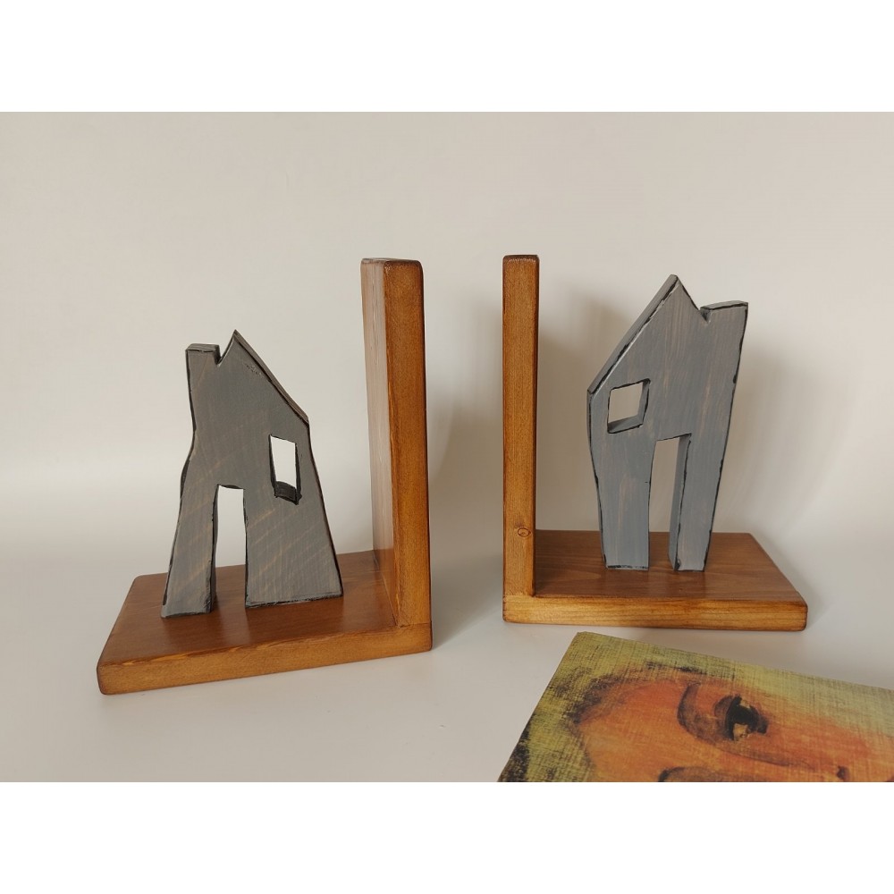 Βιβλιοστάτης Σπιτάκι Χειροποίητα διακοσμητικά