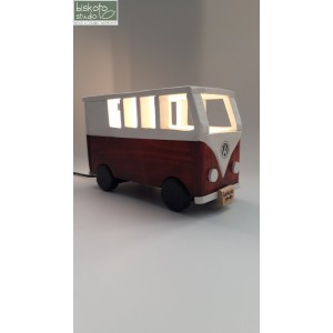 Ξύλινο φωτιστικό van Χειροποίητα διακοσμητικά