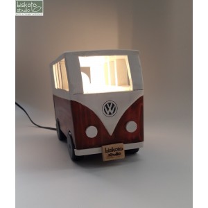 Ξύλινο φωτιστικό van Χειροποίητα διακοσμητικά