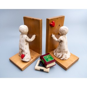 Σετ βιβλιοστάτες Ιστορίες αγάπης (ένωση) Χειροποίητα διακοσμητικά