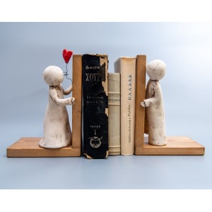 Σετ βιβλιοστάτες Ιστορίες αγάπης (κρυφτό) Χειροποίητα διακοσμητικά