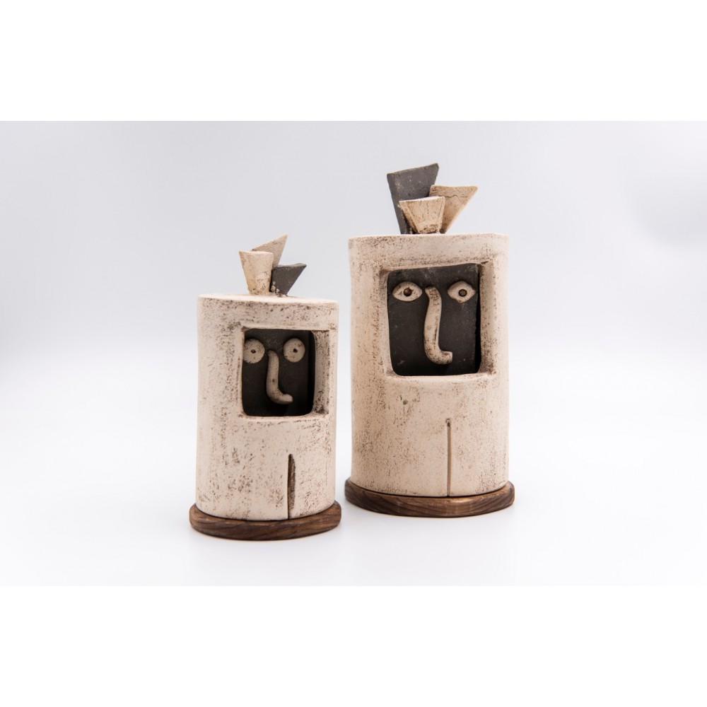 The little happy face κυλινδρικά (1) Χειροποίητα διακοσμητικά αντικείμενα