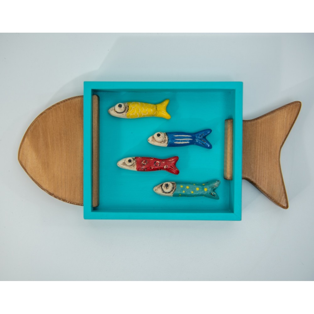 Out of the box Ψάρι (σαρδέλες) Χειροποίητα διακοσμητικά αντικείμενα