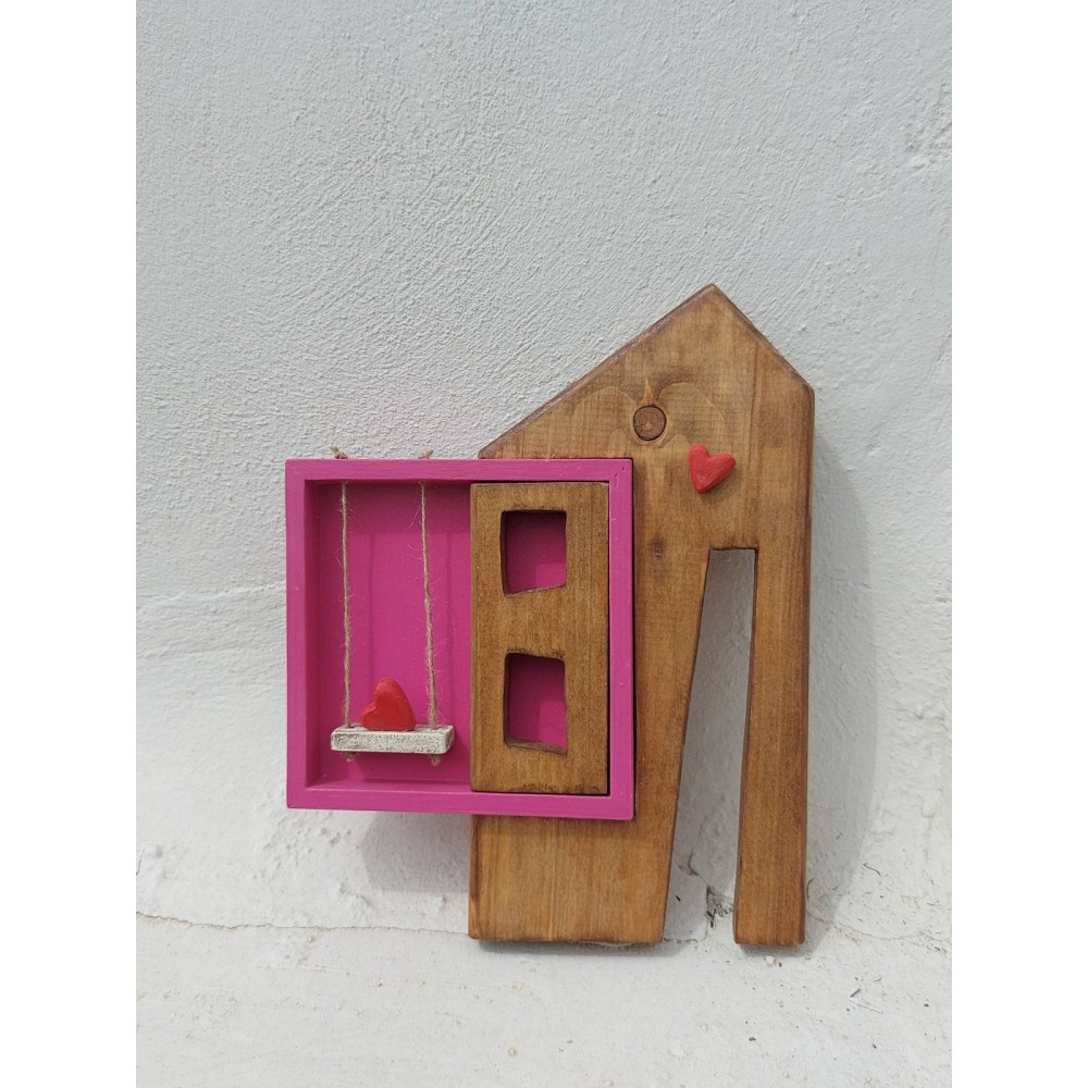 Out of the box Σπίτι με 1 κάδρο Χειροποίητα διακοσμητικά αντικείμενα