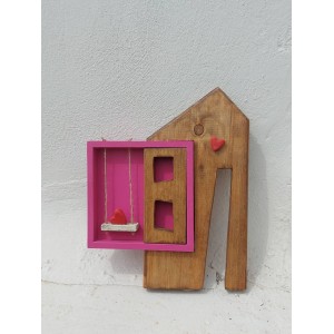 Out of the box Σπίτι με 1 κάδρο Χειροποίητα διακοσμητικά αντικείμενα