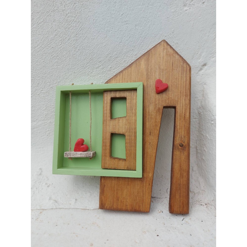 Out of the box Σπίτι με 1 κάδρο Χειροποίητα διακοσμητικά αντικείμενα