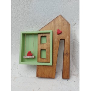 Out of the box Σπίτι με 1 κάδρο Χειροποίητα διακοσμητικά αντικείμενα