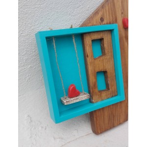 Out of the box Σπίτι με 1 κάδρο Χειροποίητα διακοσμητικά αντικείμενα