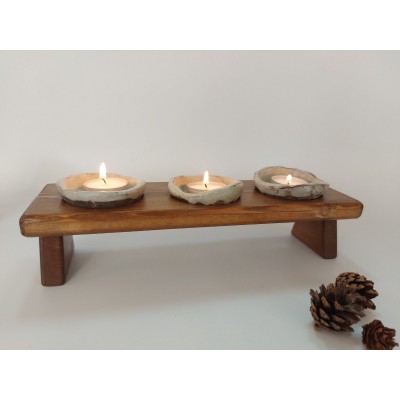 Κεραμικά ρεσώ σε ξύλινη βάση (3)