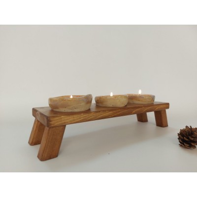 Κεραμικά ρεσώ σε ξύλινη βάση (5)