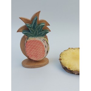Σουβέρ ανανάς Χειροποίητα χρηστικά αντικείμενα