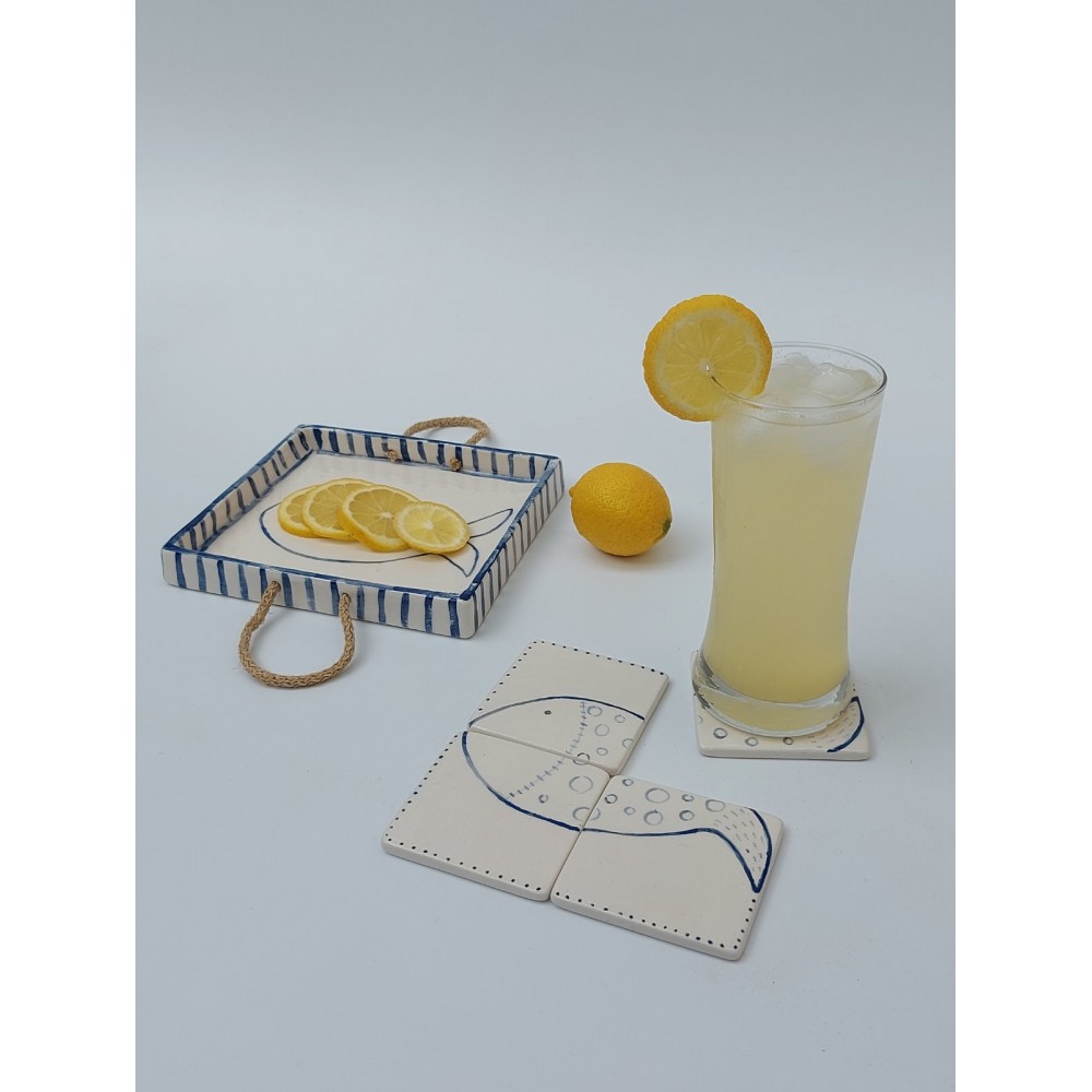 Σουβέρ παζλ με δίσκο Χειροποίητα χρηστικά αντικείμενα