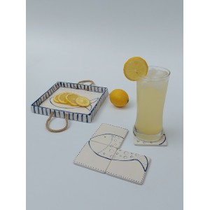 Σουβέρ παζλ με δίσκο Χειροποίητα χρηστικά αντικείμενα