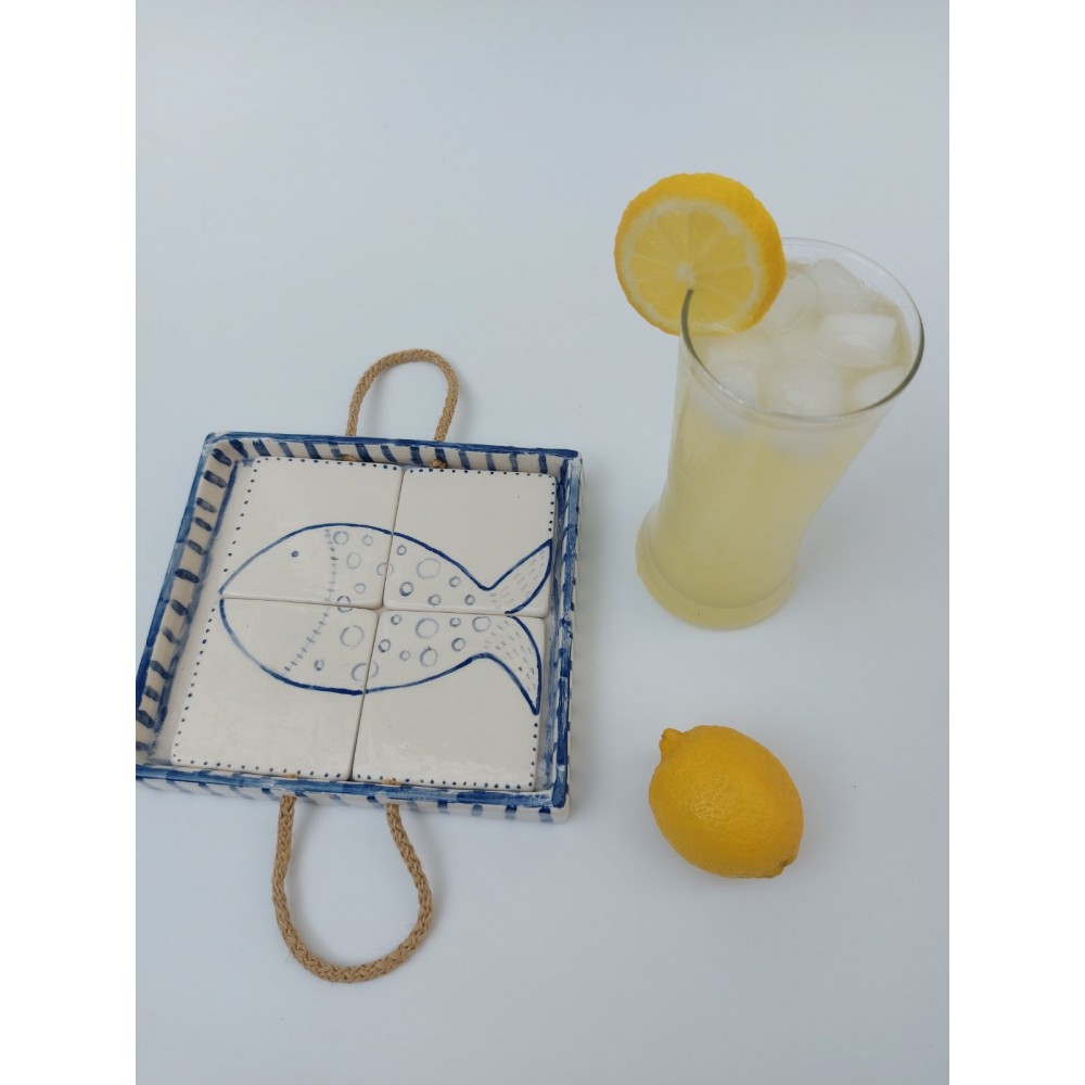 Σουβέρ παζλ με δίσκο Χειροποίητα χρηστικά αντικείμενα