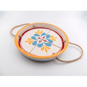 Vintage δίσκος σουβέρ (1) Χειροποίητα χρηστικά αντικείμενα