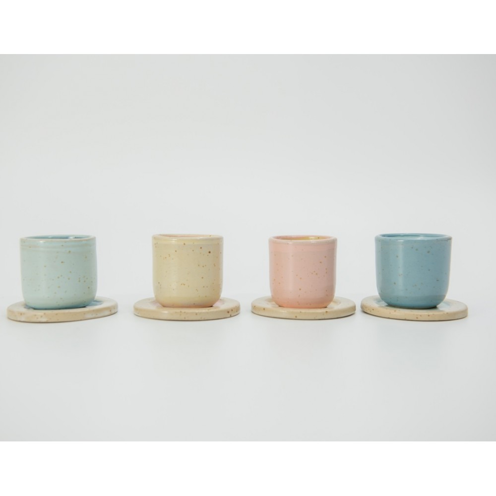 "Lilly" δίχρωμο espresso Χειροποίητα χρηστικά αντικείμενα