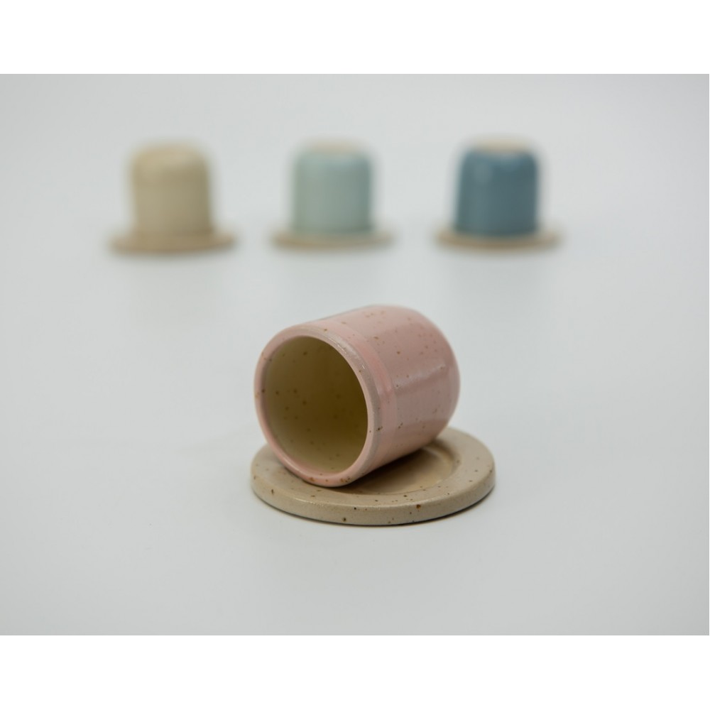 "Lilly" δίχρωμο espresso Χειροποίητα χρηστικά αντικείμενα