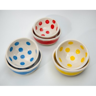 Σετ 2 μπωλ πουά