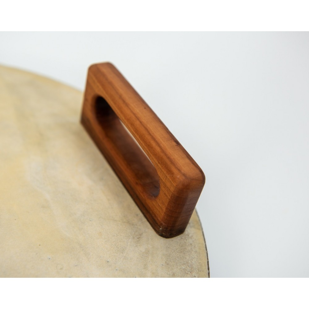 Κεραμικό πλατό με ξύλινο χερούλι καρυδιά (4) Χειροποίητα χρηστικά αντικείμενα